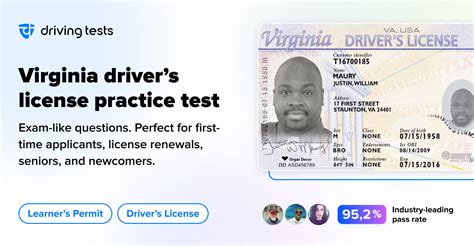 Dmv va sample test - Prepare for your Virginia DMV test. Get free VA DMV practice permit tests. 2024 questions and answers just like the real test. Click here to begin.
